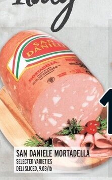 Metro San daniele mortadella offer