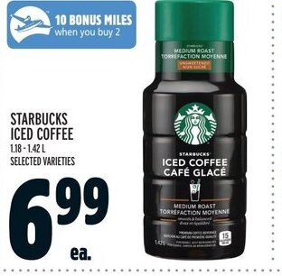 Metro Starbucks iced coffee offer