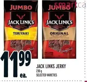 Metro Jack links jerky offer