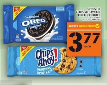 Food Basics Christie chips ahoy! or oreo cookies offer