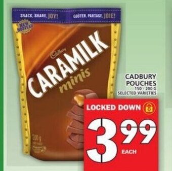 Food Basics Cadbury pouches offer