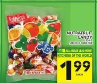 Food Basics Nutrafruit candy offer