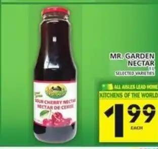 Food Basics Mr. garden nectar offer