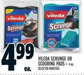 Metro Vileda scrunge or scouring pads offer