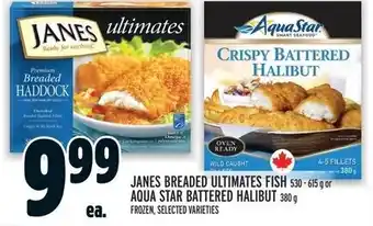 Metro Janes breaded ultimates fish aqua star battered halibut offer