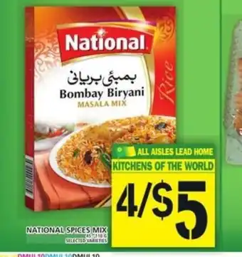 Food Basics National spices mix offer