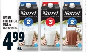 Metro Natrel fine filtered milk offer
