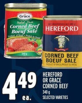 Metro Hereford or grace corned beef offer