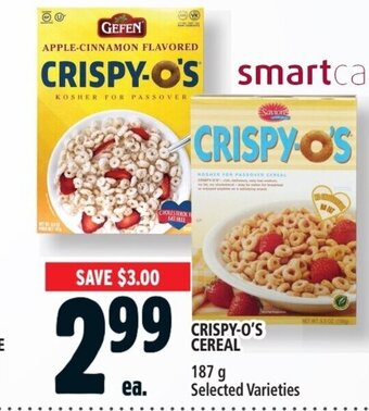 Metro Crispy-O's cereal offer
