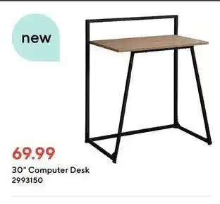 Staples 30" Computer desk offer
