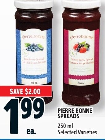 Metro Pierre bonne spreads offer