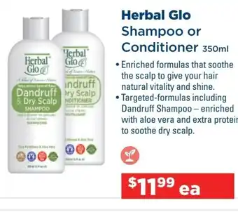 Metro Herbal Gio shampoo or conditioner offer