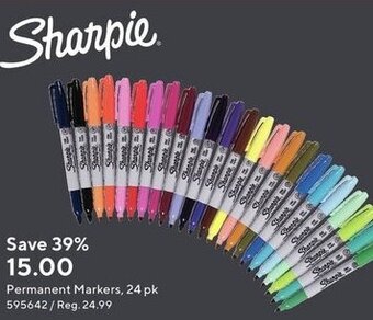 Staples Permanent markers offer