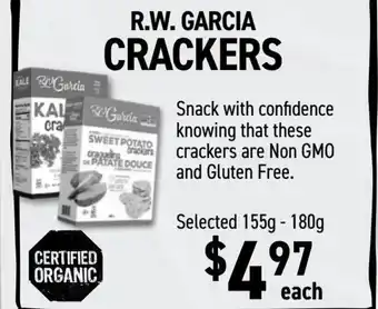 Organic Garage Crackers offer