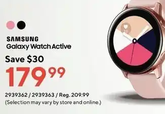 Staples Galaxy watch active offer