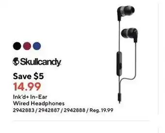 Staples Wired headphones offer