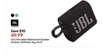 Staples Portable waterproof speaker offer