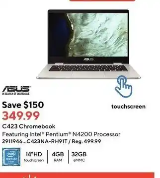Staples C423 chromebook offer
