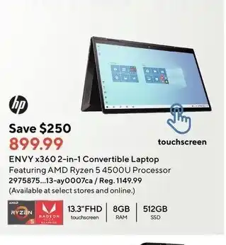 Staples Convertible laptop offer