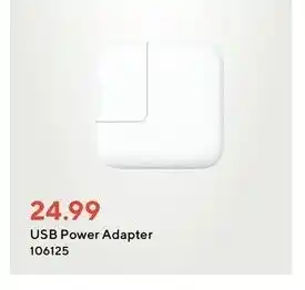 Staples Usb power adapter offer