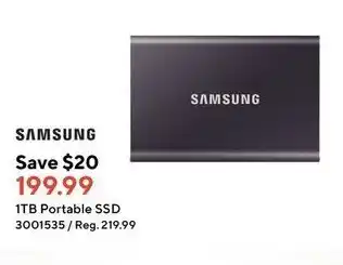 Staples 1tb portable ssd offer