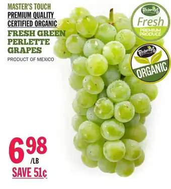 Foodsmiths Fresh green perlette grapes offer