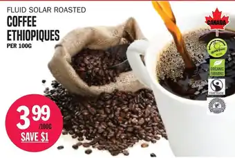 Foodsmiths Coffee ethiopiques offer