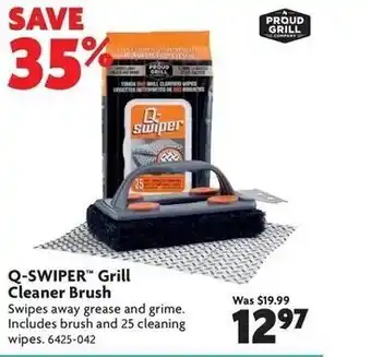 Home Hardware Q-Swiper" grill cleaner brush offer