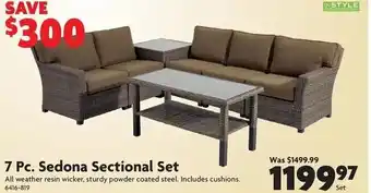 Home Hardware 7 pc. Sedona sectional set offer