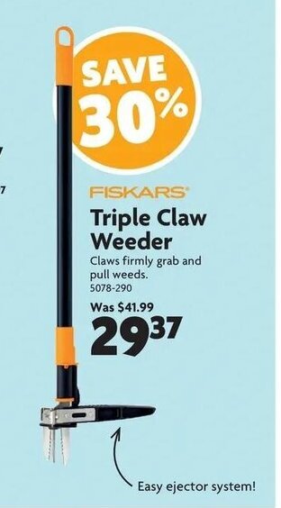 Home Hardware Triple claw weeder offer