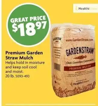 Home Hardware Premium garden straw mulch offer