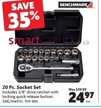 Home Hardware 20pc. Socket set offer