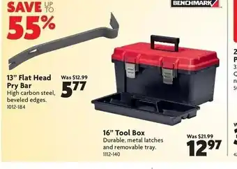 Home Hardware 13" Flat head pry bar offer