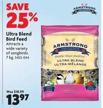 Home Hardware Ultra blend bird feed offer