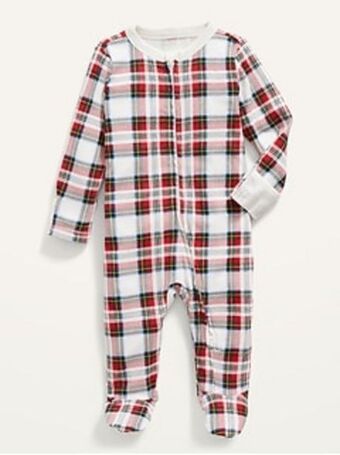 Old Navy Unisex matching printed sleep & play footed one-piece for baby offer