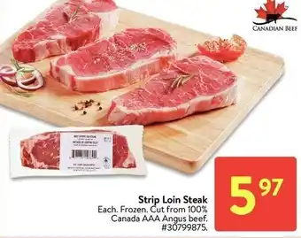 Walmart Strip Loin Steak offer