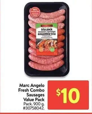 Walmart Fresh Combo Sausages offer