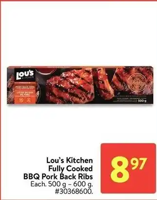 Walmart BBQ Pork Back Ribs offer