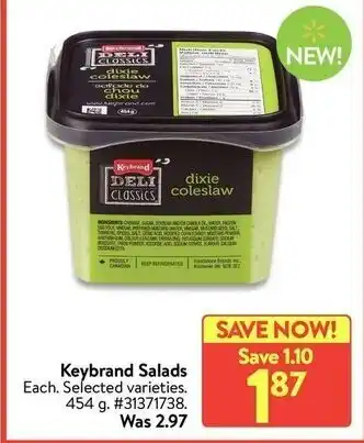 Walmart Keybrand Salads offer