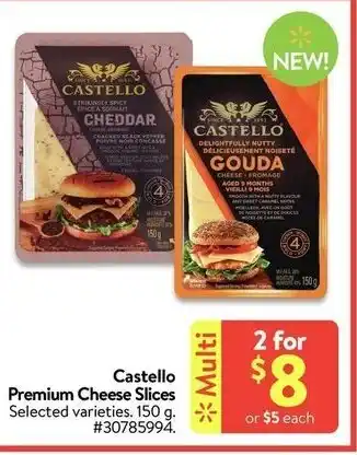 Walmart Premium Cheese Slices offer