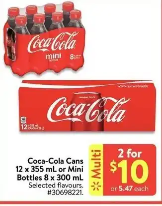 Walmart Coca-Cola Cans offer