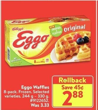 Walmart Eggo Waffles offer