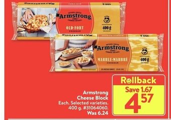 Walmart Armstrong Cheese Block offer