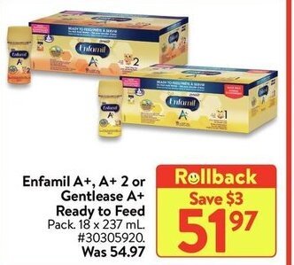 Walmart Enfamil a+ offer