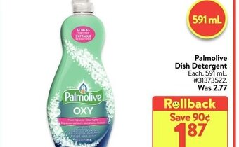Walmart Palmolive dish detergent offer