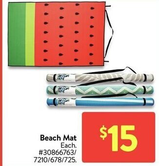 Walmart Beach mat offer