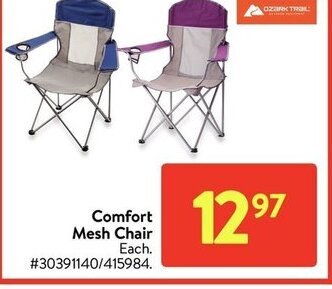 Walmart Comfort mesh chair offer