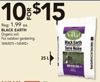RONA Black Earth offer