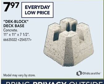 RONA Dek-Block Deck Base offer