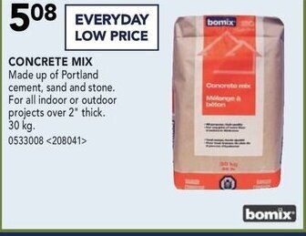 RONA Concrete Mix offer